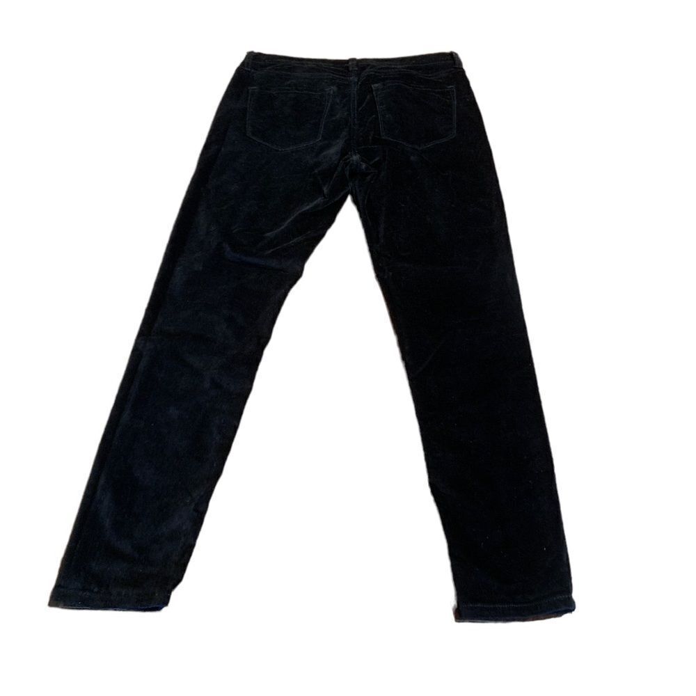 Banana Republic Black Velvet Skinny Mid Rise Stretch Pants Size 28 / 6 R